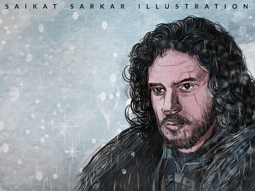 game-of-throns-illustration-by-saikat-sarkar-on-dribbble