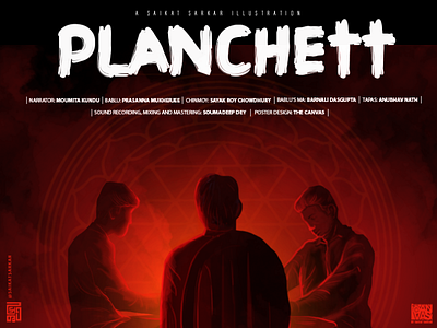 Planchett Poster creative design ghost graphic design horror art illustration logo painting photoshop saikat sarkar illustration saikatsarkar16