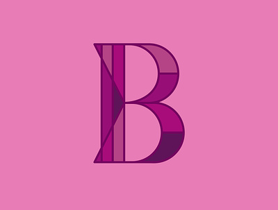 Drop Cap B alphabet b design dropcap lettering typography vector