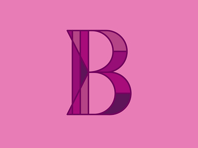 Drop Cap B alphabet b design dropcap lettering typography vector