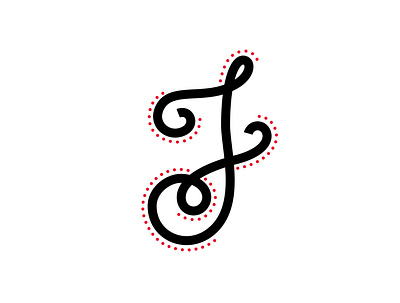 Drop Cap J design dropcap j lettering typography vector