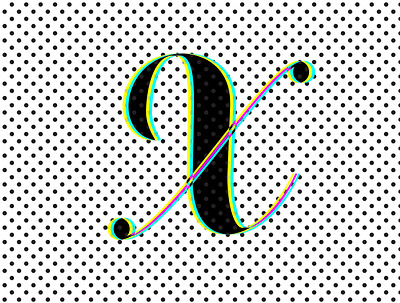 Drop Cap X design dropcap lettering pattern typography vector x