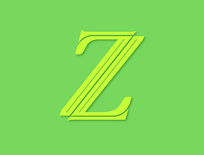 Drop Cap Z design dropcap illustration lettering typography vector z