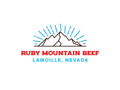 Ruby Mountain Beef Logo #1