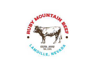 Ruby Mountain Beef Logo #2