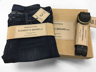 Element Brand Jeans Packaging
