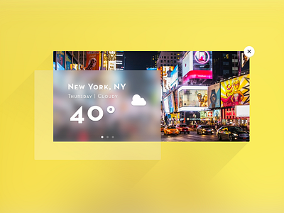 Weather clean dailyui elegant new york sketch ui weather widget