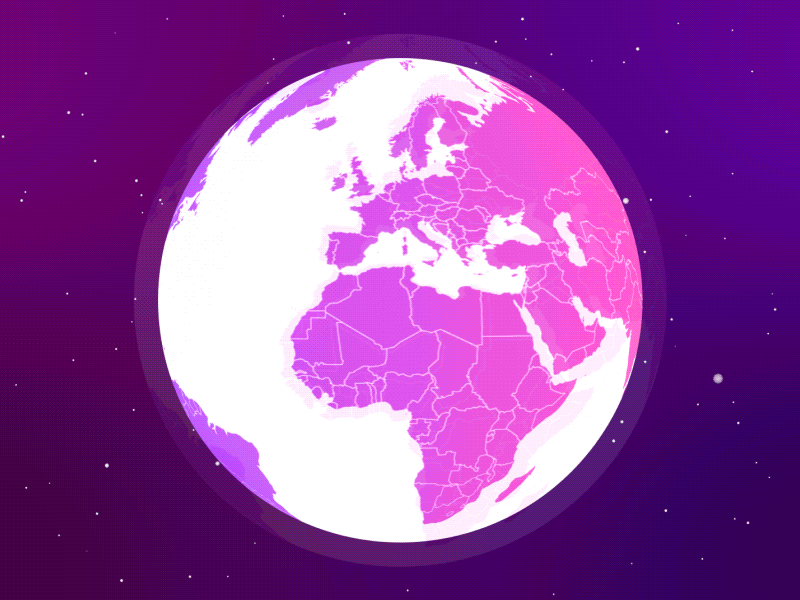 3d globe animation in after effects by Motion Tutorials on Dribbble