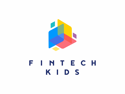 FinTech Kids app best branding brightly colour corporate identity design fintech flat icon identity illustration keef kids logo top ui ux vector web