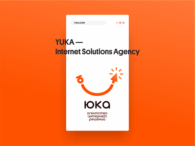 YUKA agency branding design flat identity keef logo ui ux vector web