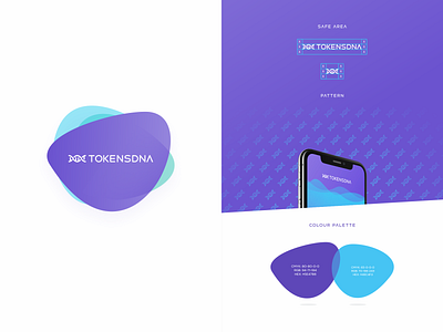 TokensDNA 🧬 marketplace for tokens agency branding crypto design dna flat identity keef logo token tokensdna ui ux vector wave