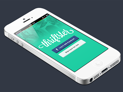 Thriftster Login app ios iphone login logo mobile product script ui user interface