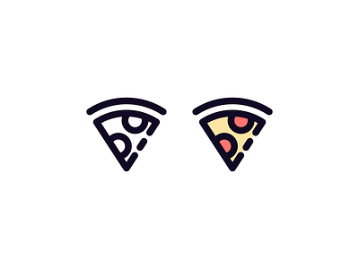 Minimalist Pizza icon minimalist pizza