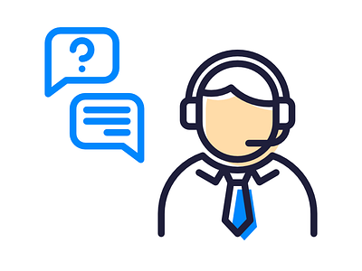 Customer Service Illustration customer illustration line art minimalist service