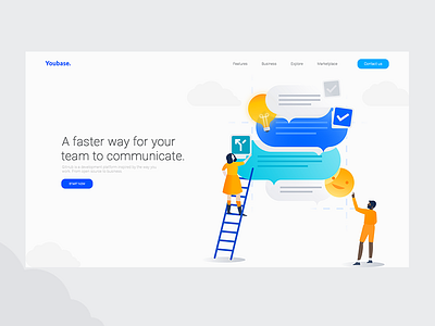 Youbase Landing Page