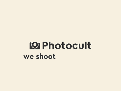 Photocult Logo Animation animation branding design logo motion graphics typography vector