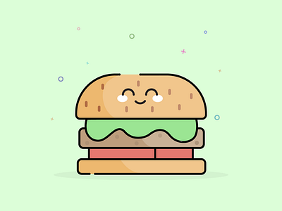 Burger design icon illustration mbe ui vector web