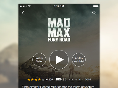 Product Detail Page Redesign flat ios mad max mobile ui ux