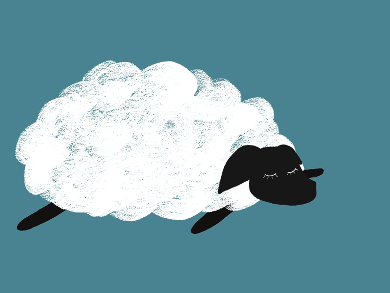 Sleepy lamb by Louise Åslund on Dribbble