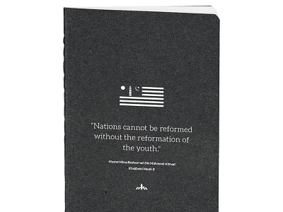 MKA field notebook flag mka notebook print quote