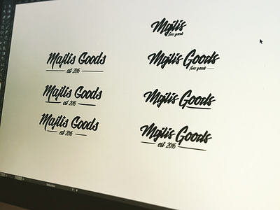 Majlis Goods Branding branding exploration logo type typography