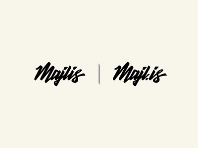 Majlis Goods logo typography