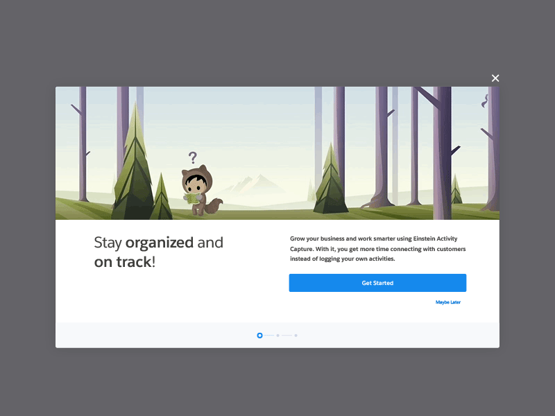 Lost Astro wizard animation essentials salesforce