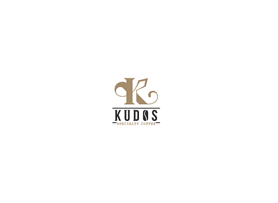 KUDOS COFFEE PROJECT LOGO branding coffee coffee bean coffeeshop design flat icon logo minimal