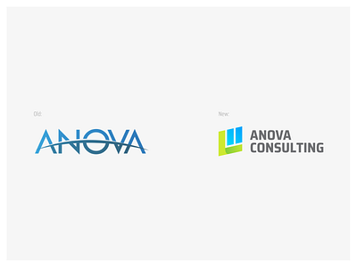 Anova Consulting Rebrand anova branding consulting design graphic design identity logo minimal rebrand vector