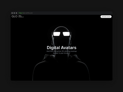 QLO - interactive 3D clothing mockup builder 3d scene 3d scene builder apparel blender3d brand design brand identity clothing design graphic design landing design landing page landing page design landingpage minimalism mockup mockup design mockups simplicity ui design
