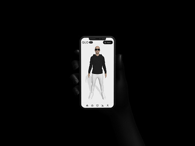 QLO - 3D app mobile interface 3d 3d ui blender3d interactive design minimalism mobileui responsive design simplicity threejs ui uidesign uiux ux webgl