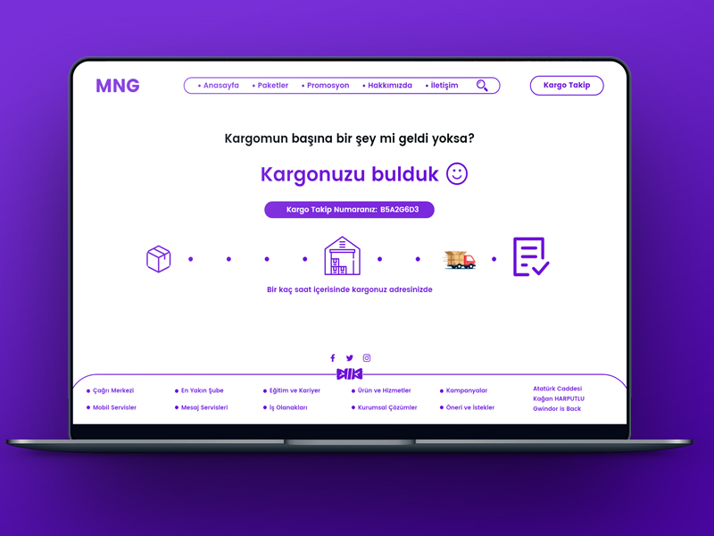 Cargo Company Two Page Web Design by Kağan Harputlu on Dribbble