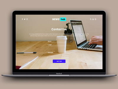 Contact Page NewsHub