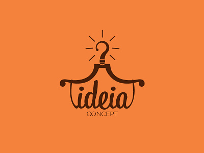 Ideia Concept clothing concept dress hanger idea lamp logo store