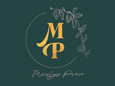 Marilyns Piece Logo branding illustration logo