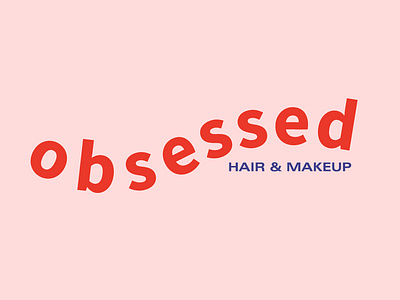 Just for funnies branding design hair logo makeup