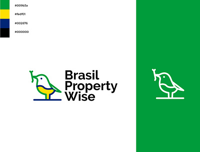 Brasil Property birds birds logo branding logo real estate
