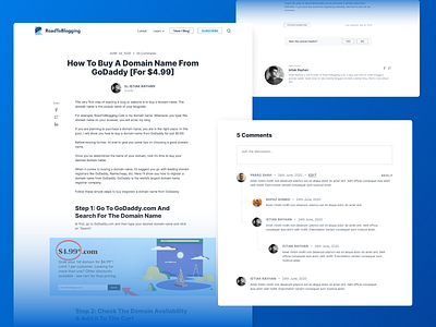 Blog Visual Identity Redesign Article Page — RoadToBlogging