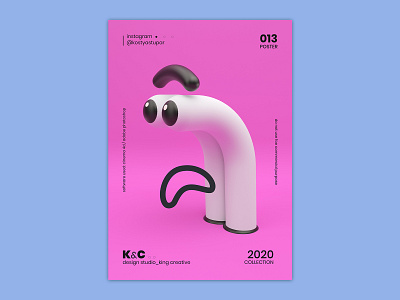 Poster_013 | KC™ 3d 3d art abstract cinema4d design eyes illustration poster