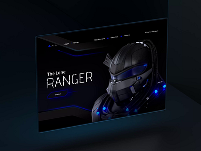 The Lone Ranger 3d 3d art 3dmodeling animation cinema4d cyber cyberpunk cyberpunk2077 motion redsift ui ux webdesign