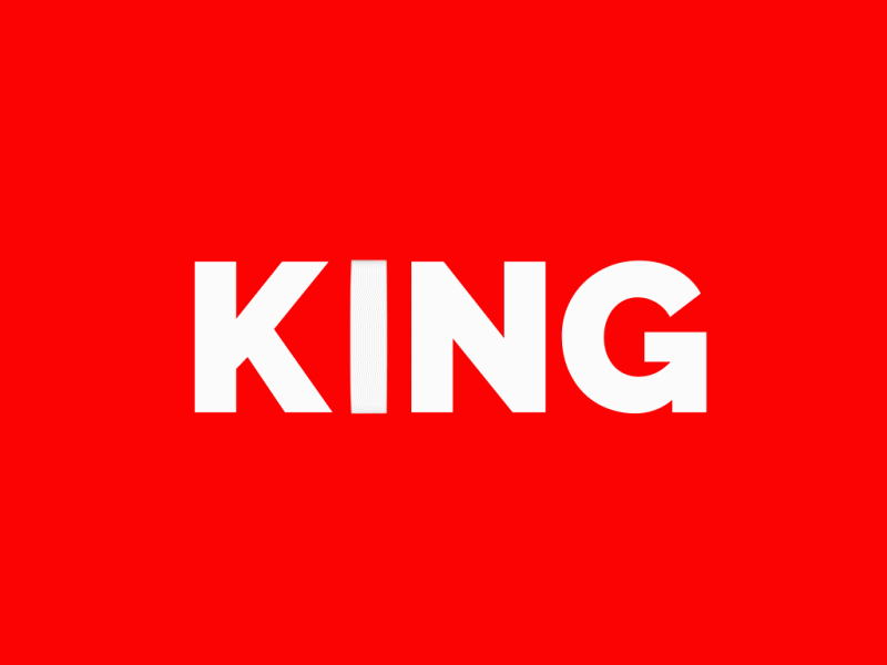 king kong animation design graphic illustration king king kong kong logo motion type animation type design