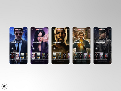 MCU App Concept: Netflix Marvel Shows - The Defenders