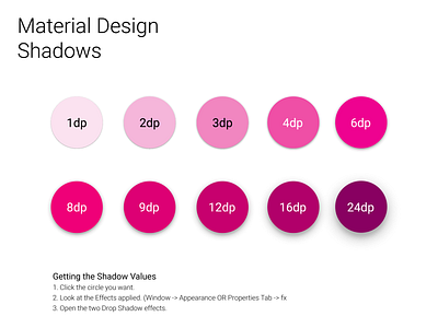 Material Design Shadows - FREEBIE