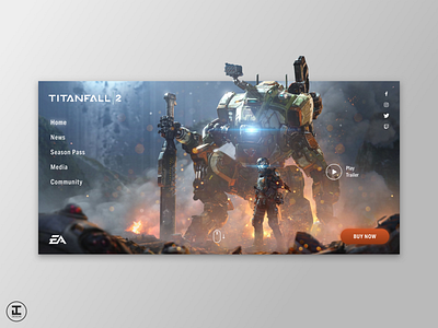 Titanfall 2 - Web Redesign Concept concept design design inspiration fps gamer gaming playstation sketch sketch app titanfall ui ui trends ux video game website video games web design web concept website design xbox