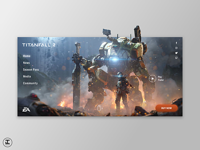 Titanfall 2 - Web Redesign Concept
