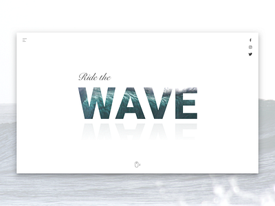 Ride the Wave clean clear design design inspiration ocean ride roboto shot simple sketch sketchapp surf surfer ui ui design ux ux design water wave waves