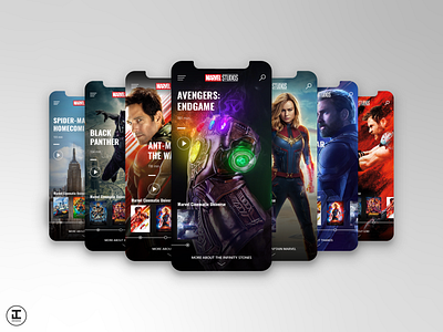 MCU App Concept: Avengers: Endgame (#22) app avengers avengers: endgame design endgame hulk illustrator infinity stones iron man marvel marvel comics marvelcinematicuniverse mcu mobile movie movie app superhero thanos ui ux