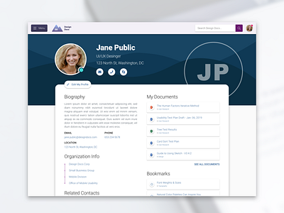 Intranet Redesign Project - Profile