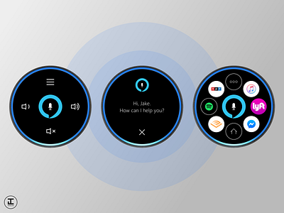 Alexa x Cortana integration Logo by Rost Oso on Dribbble
