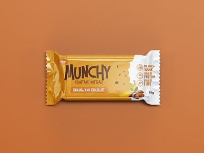 Munchy Fruit Bar azwage branding food fruit graphic design